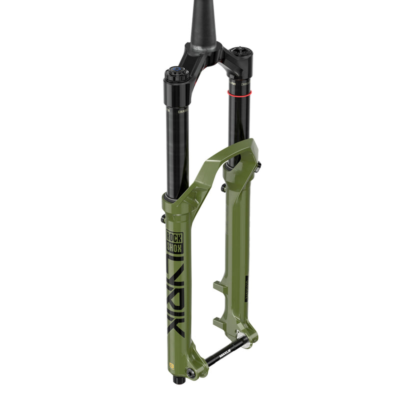 Load image into Gallery viewer, RockShox Fork Lyrik Ultimate CHARGER 3.1 RC2 - Crown 29 Boost 15x110 160mm Green Alum Str Tpr 44offset DebonAir+ (includes Bolt On Fender,2 Btm Tokens, Star nut, Maxle Stealth) D2

