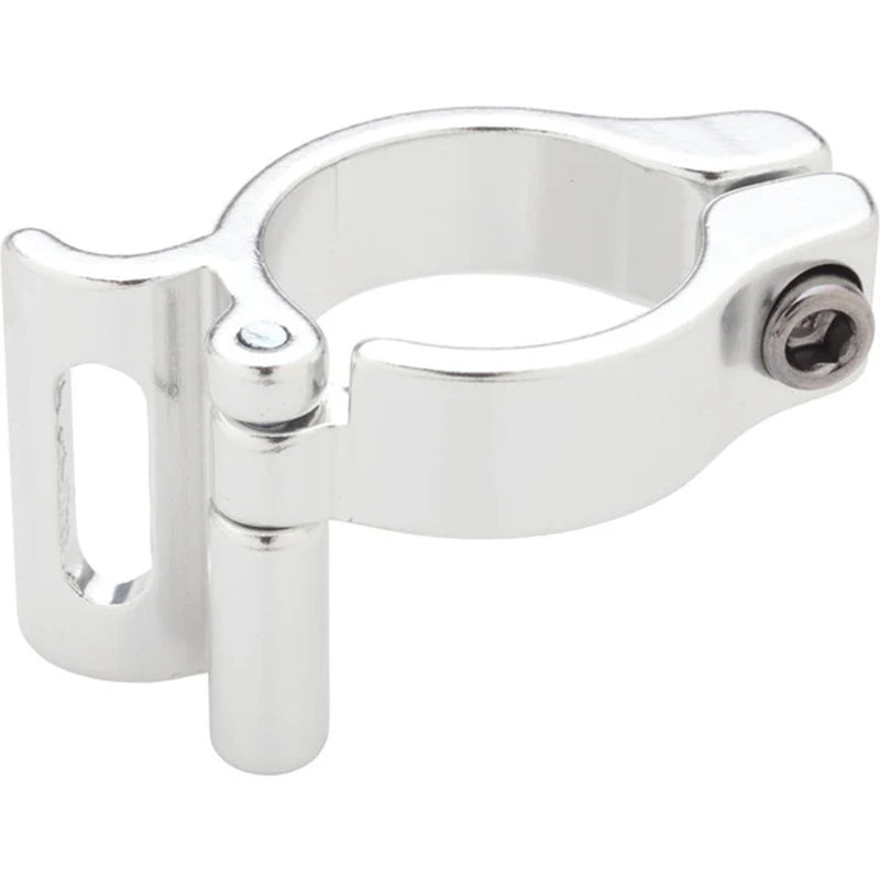 Load image into Gallery viewer, Problem Solvers 34.9mm Adapter Clamp for Braze - On Front Derailleur Silver

