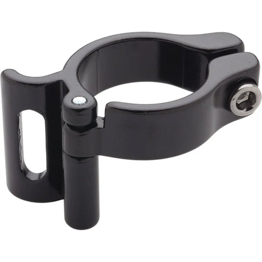 Problem Solvers 31.8mm Adapter Clamp for Braze - On Front Derailleur Black
