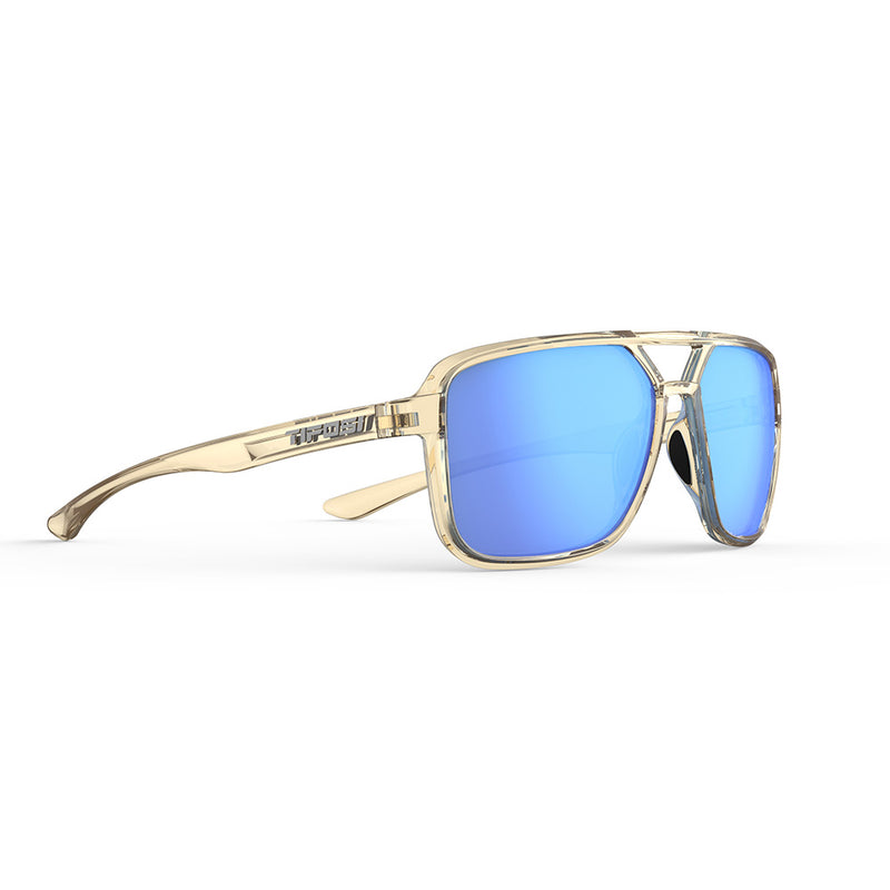 Load image into Gallery viewer, Tifosi Salto Sunglasses Golden Ray with Sky Blue Mirror Lens

