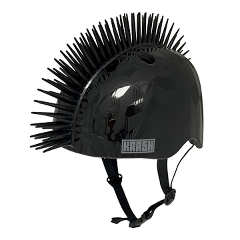 Load image into Gallery viewer, Krash Helmet Cube Hurt Hawk Black with Fit System - Youth 8?14 (54?58 cm) - Single
�
