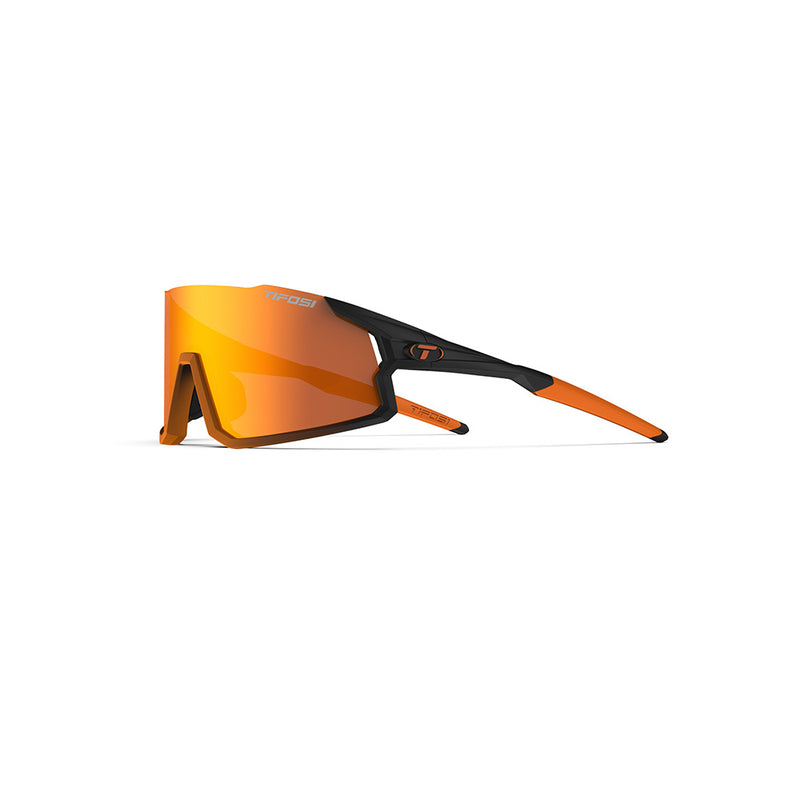 Load image into Gallery viewer, Tifosi Stash Sunglasses Black Orange Fade with Clarion Orange, AC Red and Clear Lens

