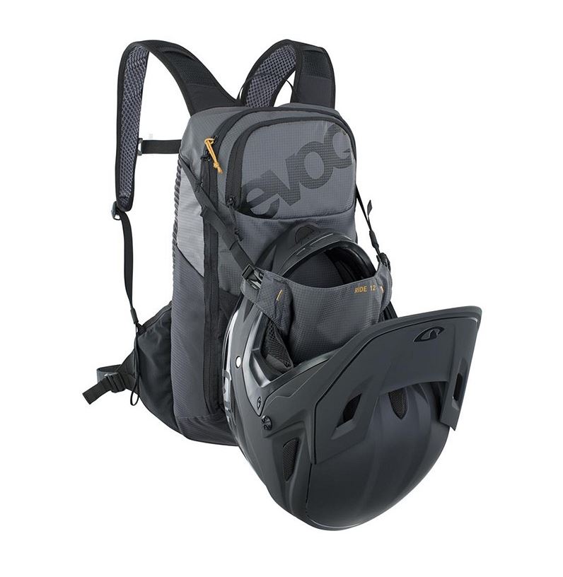 EVOC - RIDE 12 + 2L BLADDER CARBON GREY/BLACK