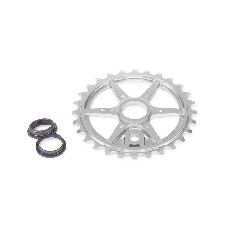 Load image into Gallery viewer, Wethepeople Patrol 28 Tooth Sprocket Polished

