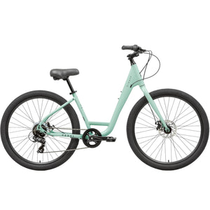 Pedal Breeze 1 cruiser bike in sage, side view