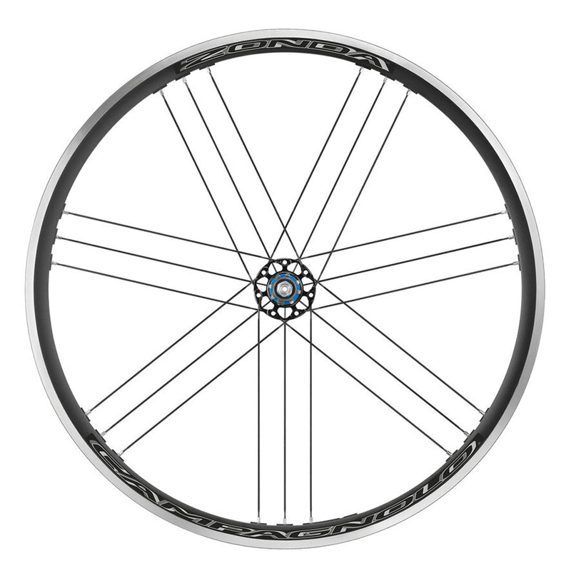 Load image into Gallery viewer, Campagnolo Zonda Front Rim 16 Hole Clincher Black
