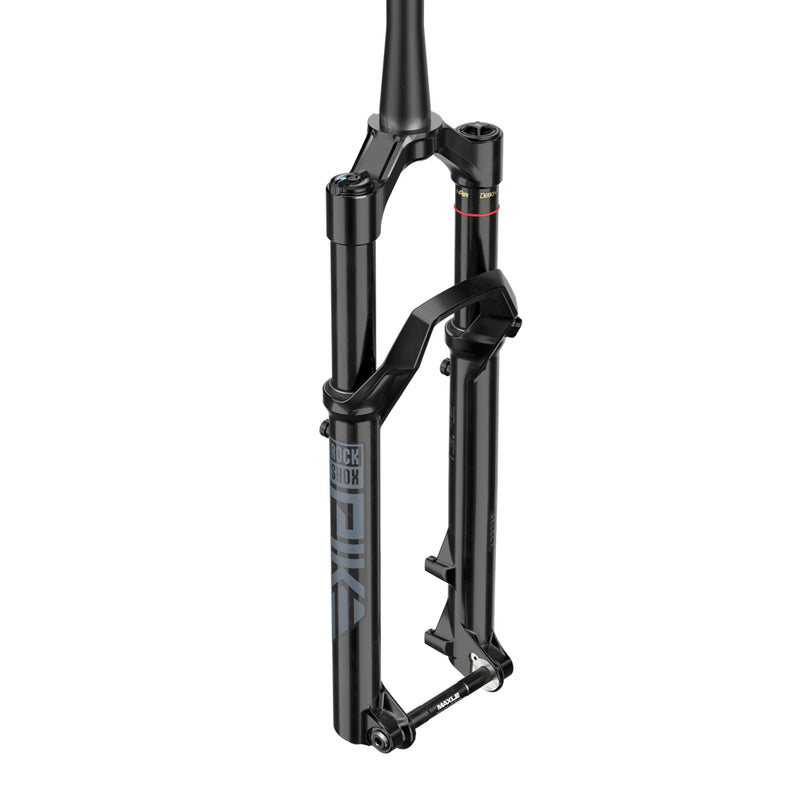 Load image into Gallery viewer, RockShox Fork Pike Ultimate Charger 3 RC2 - Crown 27.5&quot; 15mm x 110mm, 140mm Gloss Black Tapered Steerer 44mm Offset DebonAir+ - (Includes Bolt On Fender, 2 Btm Tokens, Star Nut and Maxle Stealth) - C1

