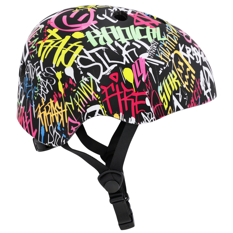 Load image into Gallery viewer, Krash Street Writer Youth Helmet - Neon
