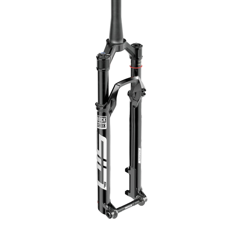 Load image into Gallery viewer, RockShox Fork SID SL Ultimate Race Day - 3P Crown 29&quot; 15mm x 110mm, 100mm Gloss Black 44mm Offset Tapered DebonAir - (Includes Zip Tie Fender, Star Nut, Maxle Stealth) - D1

