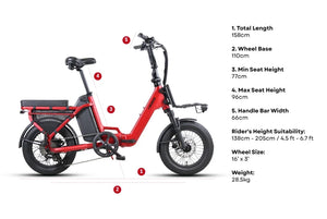 Vamos El Doblez Folding E-Bike