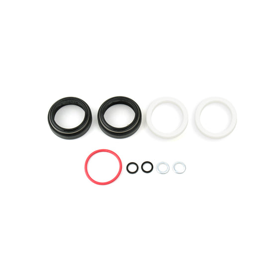 RockShox Fork Dust Wiper Upgrade Kit - 35mm Black Flangeless Ultra-Low Friction SKF Seals - (Includes Dust Wipers, 4mm, 6mm Foam Rings) - Pike / Lyrik B1 / Yari / Revelation / Boxxer / Domain / 35 / SID 35mm
