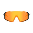 Load image into Gallery viewer, Tifosi Stash Sunglasses Black Orange Fade with Clarion Orange, AC Red and Clear Lens
