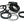 ALLOY SPACERS BLK AND SILV