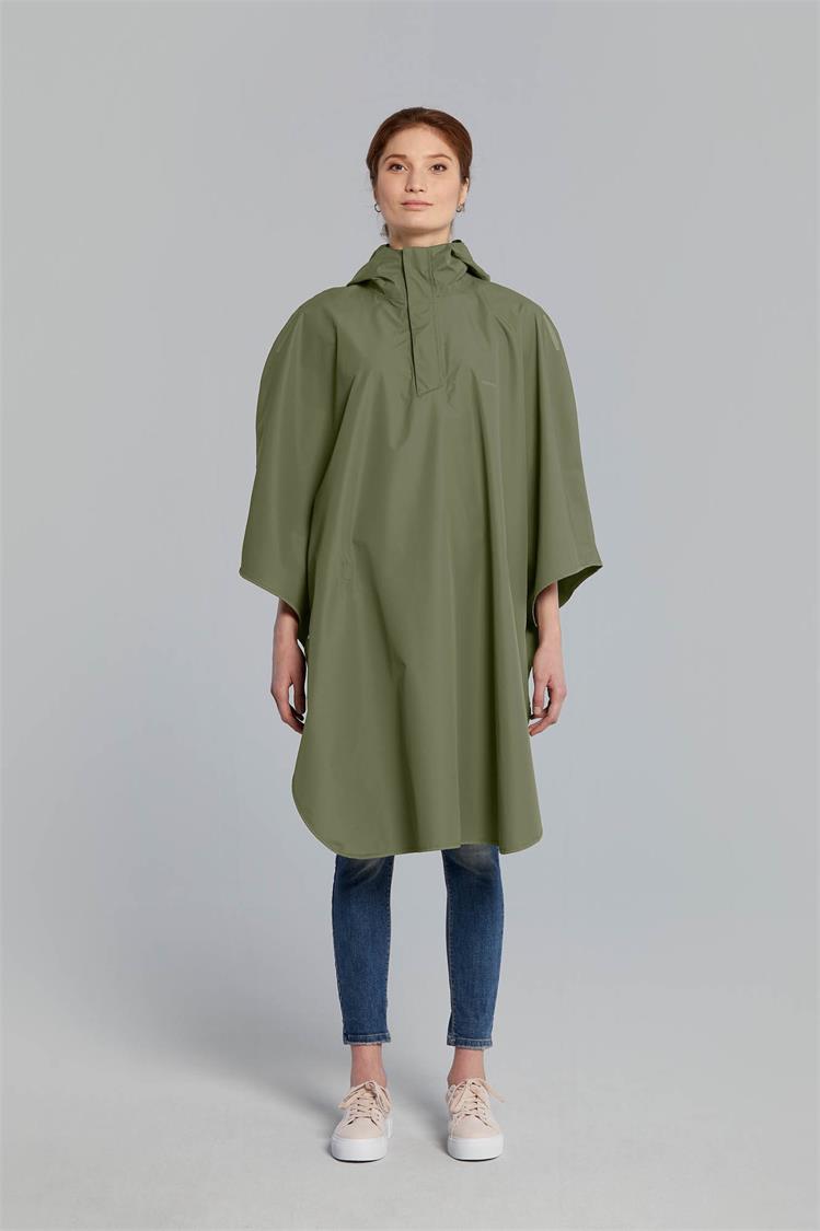 Load image into Gallery viewer, basil-hoga-bicycle-rain-poncho-unisex-green (4)
