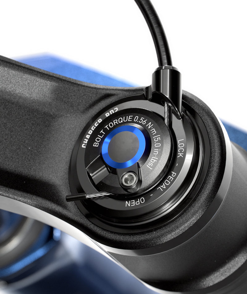 Load image into Gallery viewer, Rockshox SID 3P Ultimate Blue Crown
