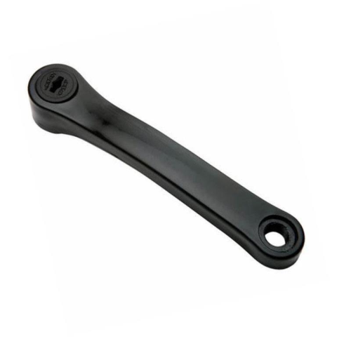 Steel Left Hand Crank 150mm Black