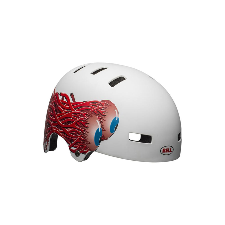 Bell Local eyes Matte White Front Right