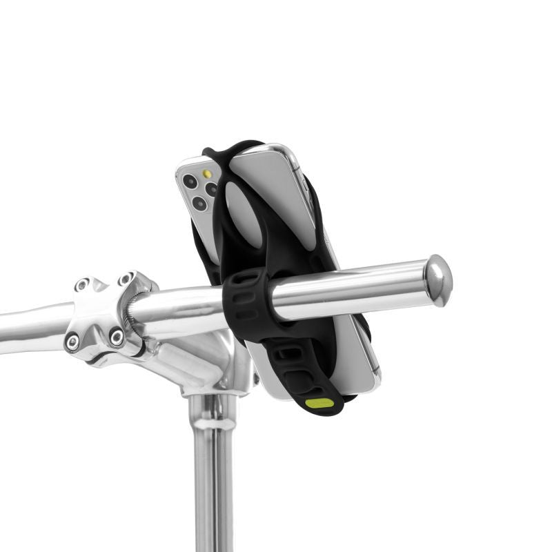 Load image into Gallery viewer, Bone Collection Bike Tie 4 + Power Strap Smartphone Holder Black
