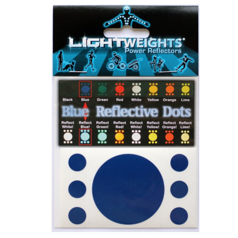 Lightweights Reflective Dots Blue – Cycle Trading Company