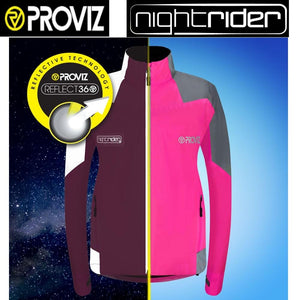 Proviz Nightrider Pink Womens Cycling Jacket