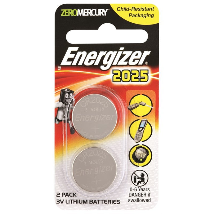 Energizer CR2025 Lithium Coin Batteries