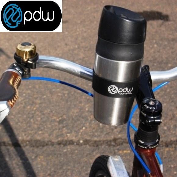 PDW Bar-ista Coffee Holder On Bike