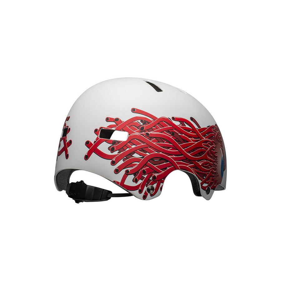 Bell Local Eyes Matte White Back Right