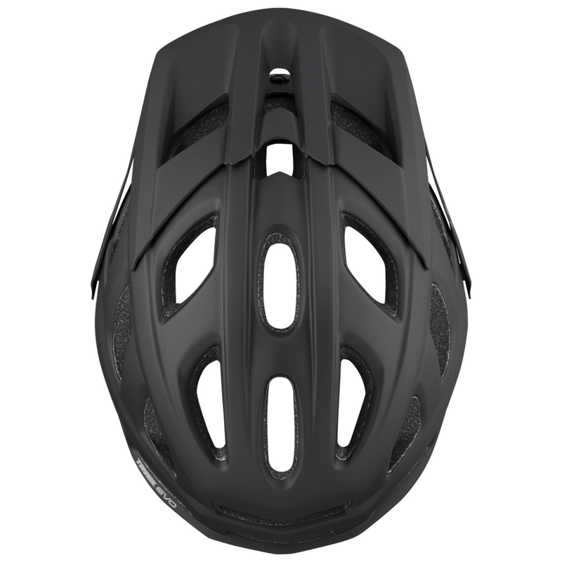 Load image into Gallery viewer, TRAIL_EVO_HELMET_BLACK_TOP
