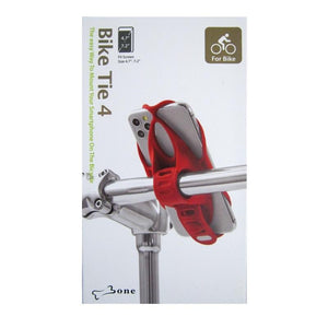 CAR0046 - Bike Tie 4 Handlebar Phone holder - Red