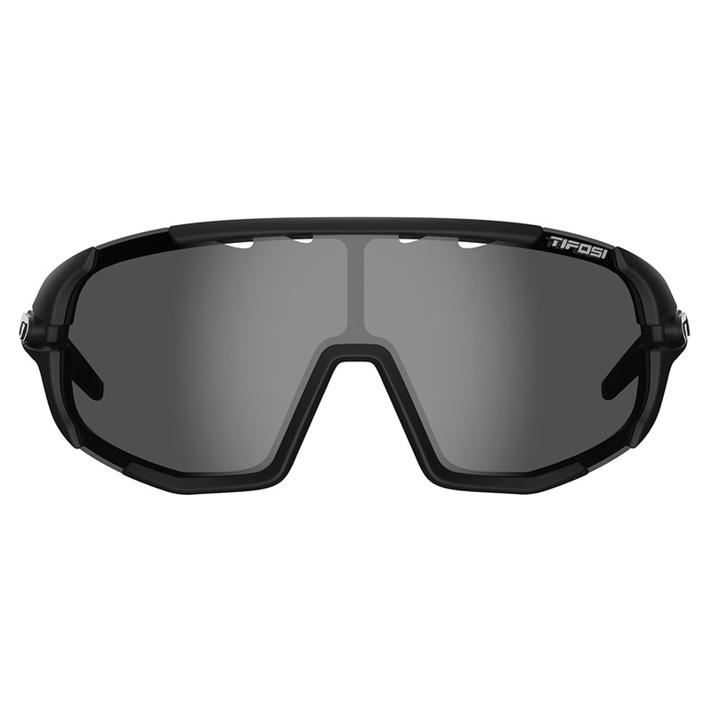 Load image into Gallery viewer, Tifosi Sledge Matte Black, Smoke/AC Red/Clear Lens
