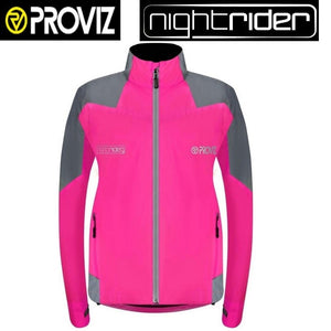 Proviz Nightrider Pink Womens Cycling Jacket