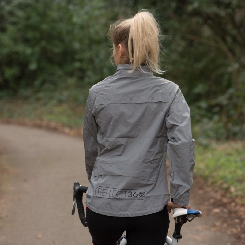 Load image into Gallery viewer, Proviz Reflect360 Women&#39;s Cycling Jacket - Daytime Rear
