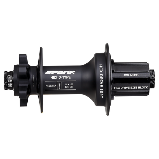 Spank Rear Hex Drive J-Type Hub 150-157