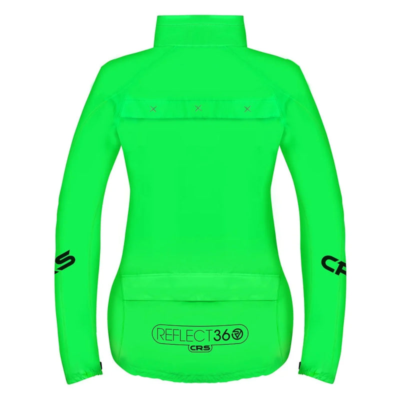 Load image into Gallery viewer, Proviz Reflect360 CRS Women&#39;s Cycling Jacket Green - Rear
