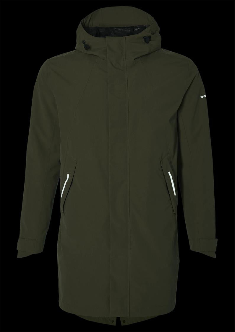 Load image into Gallery viewer, basil-mosse-bicycle-rain-parka-men-green (2)
