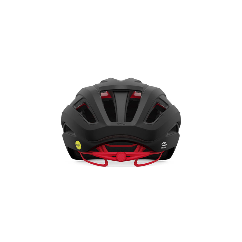 Load image into Gallery viewer, Giro Aries Spherical Road Helmet Matte Carbon/Red
