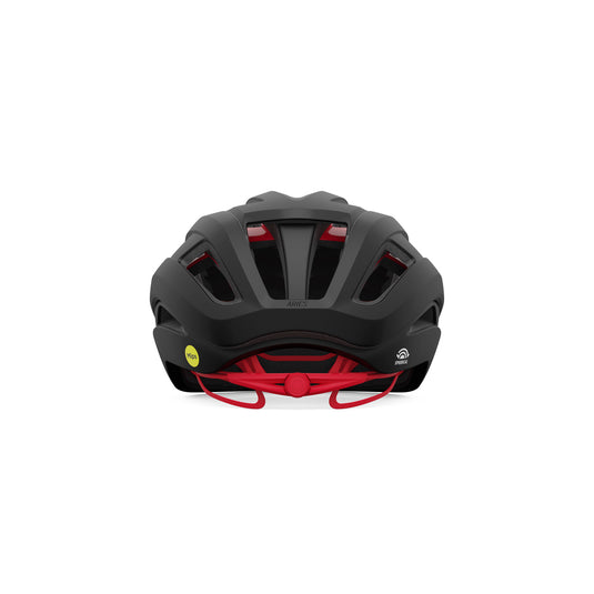 Giro Aries Spherical Road Helmet Matte Carbon/Red