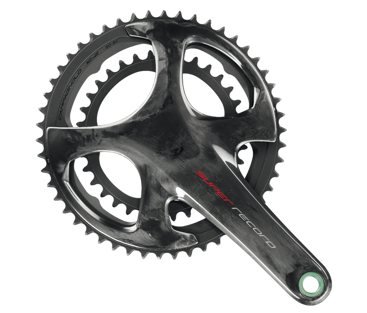 Load image into Gallery viewer, 12X2 Campagnolo super record crankset
