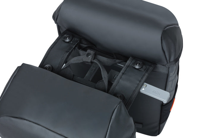 Load image into Gallery viewer, basil-miles-tarpaulin-double-bag-mik-34-liter-blac
