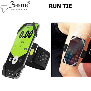 Bone Collection Run Tie Smartphone Holder Armband Black