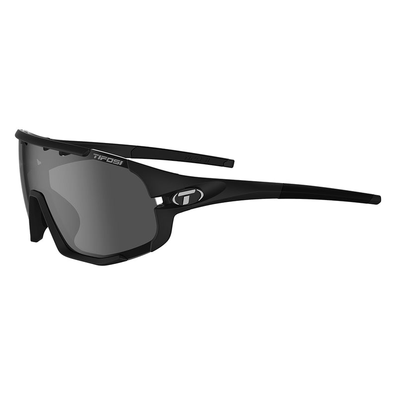 Load image into Gallery viewer, Tifosi Sledge Matte Black, Smoke/AC Red/Clear Lens
