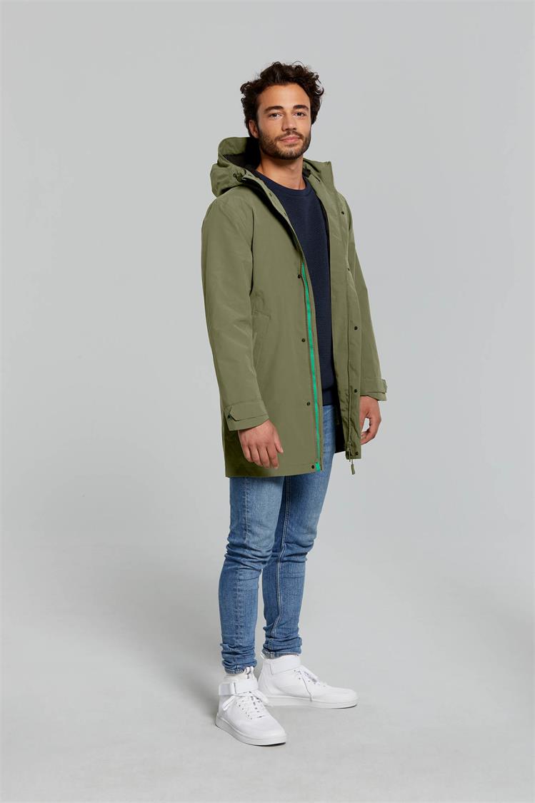 Load image into Gallery viewer, basil-mosse-bicycle-rain-parka-men-green (5)
