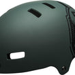Load image into Gallery viewer, bell-local-bmx-skate-helmet-skull-matte-green-blac
