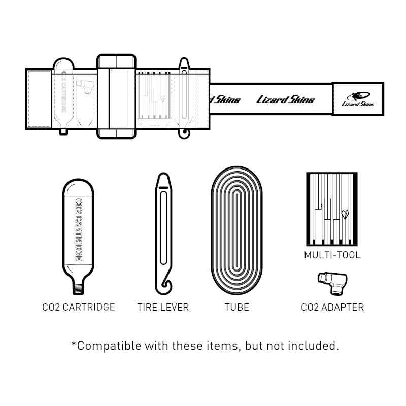 Load image into Gallery viewer, Lizard Skins Utility Strap - Infographic
