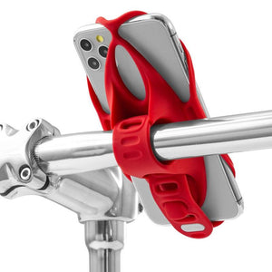 CAR0046 - Bike Tie 4 Handlebar Phone holder - Red
