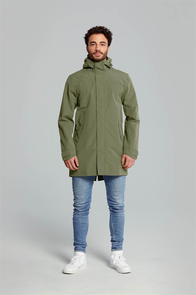 Load image into Gallery viewer, basil-mosse-bicycle-rain-parka-men-green (4)
