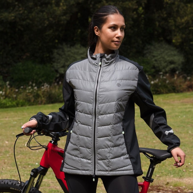 Load image into Gallery viewer, Proviz Reflect360 Platinum Women&#39;s E-Bike Jacket - Daytime Use
