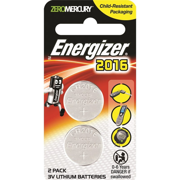 Energizer CR2016 Lithium Coin Batteries