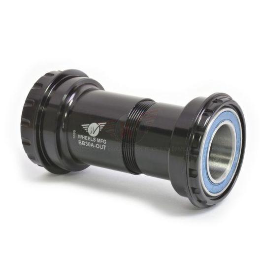 Load image into Gallery viewer, BB30A Outboard ABEC-3 BB for 22/24mm Cranks (SRAM) - Black
